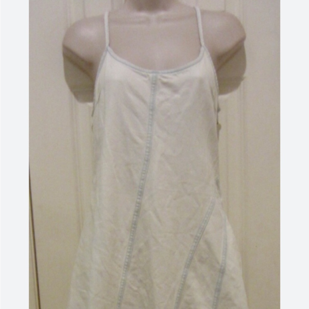 Zara Cream Strapless Dress - Picture 3 of 8